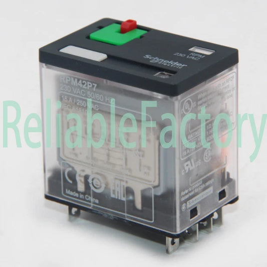 1PCS Schneider RPM42P7 Miniature Relays 230VAC In Box