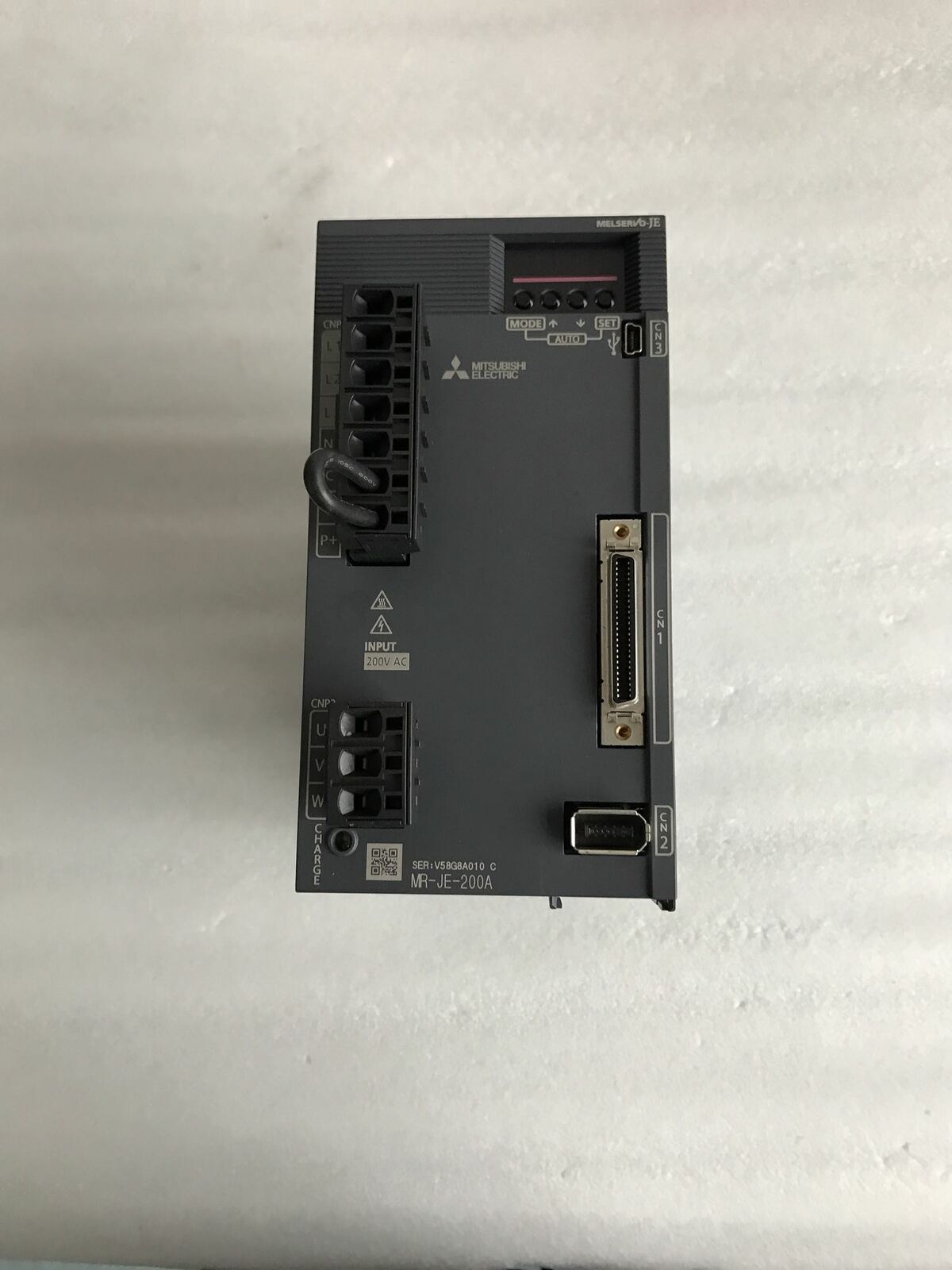Mitsubishi ONE MR-JE-200A Used Servo Drive Tested in Good Condition - MITSUBISHI