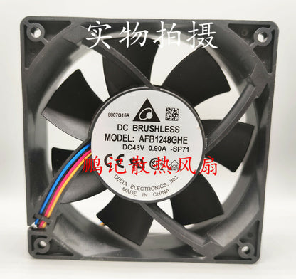 Delta AFB1248GHE 48V 0.9A 12038 12cm 4-wire fan