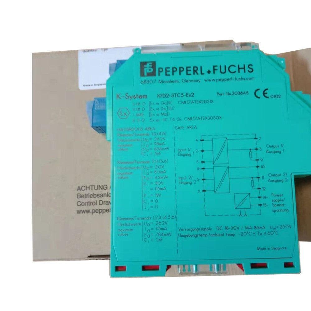1PC Pepperl+Fuchs safety barrier KFD2-STC5-EX2