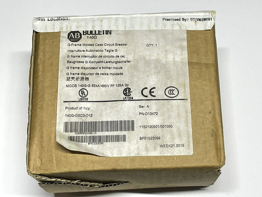 140G-G6C3-D12 Ser A Circuit Breaker - 1 Piece - VENDOR_NAME