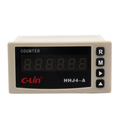 6-digit display counter HHJ4-A countdown N C F X R multi standard adjustable