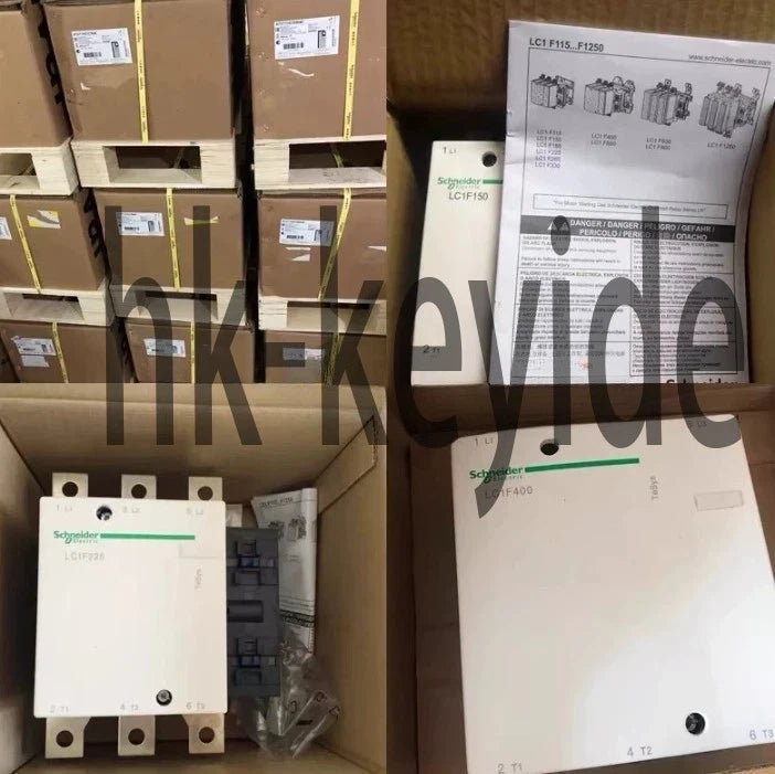 LC1F400F7 1PC Schneider 3P 400A 110V 50/60Hz Contactor Automation Spare Part