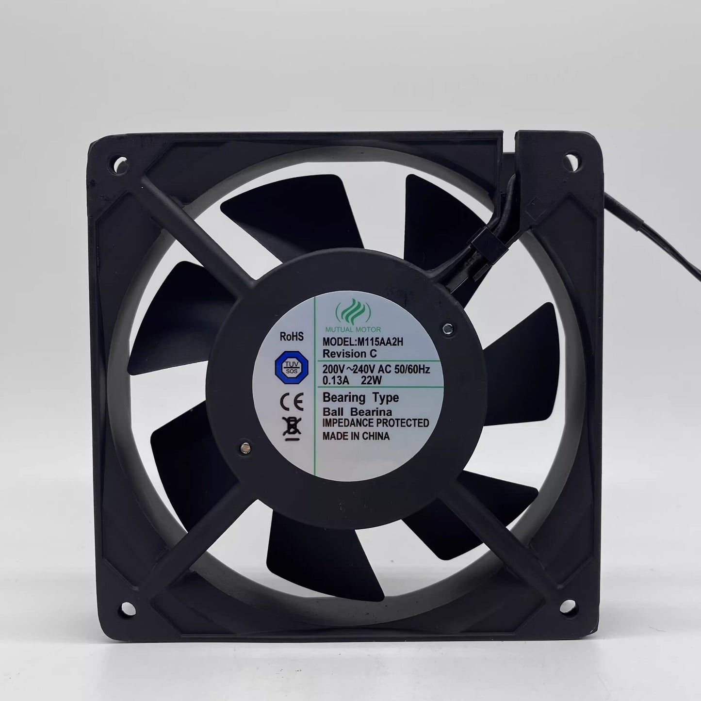 1PCS M115AA2H AC220V-240V 0.13A 22W 12CM Cooling Fan
