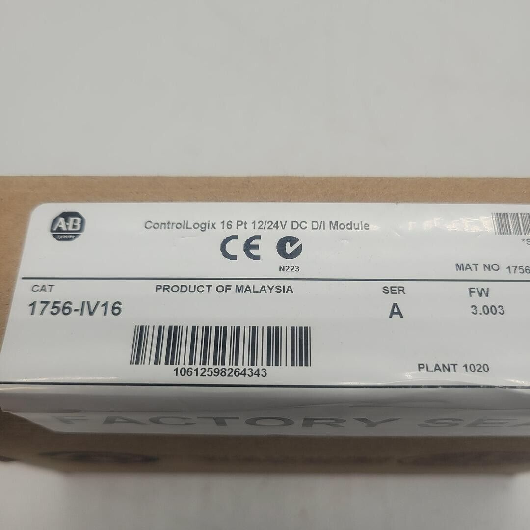 Allen-Bradley 1756-IV16 ControlLogix 16 Pt Digital Input Module - ALLEN-BRADLEY