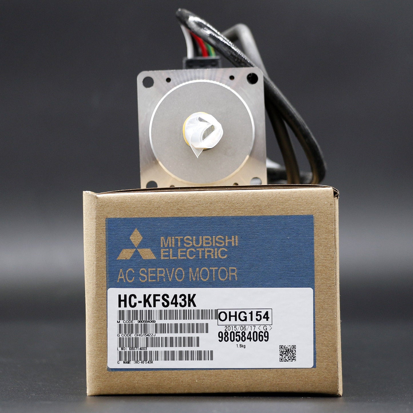 1PC  Mitsubishi HC-KFS43K Servo Motor HCKFS43K In Box ping