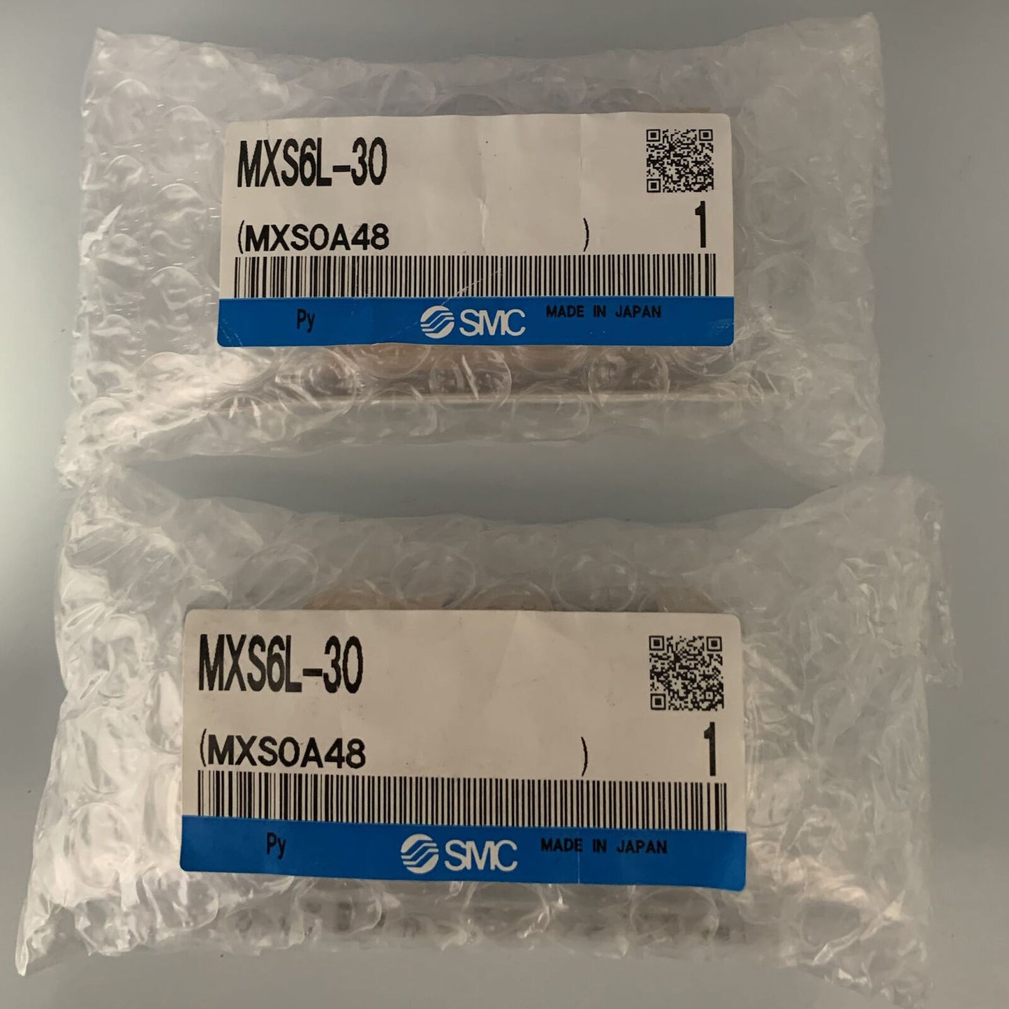 1PC SMC MXS6L-30 Slide Cylinder, 1 Year - SMC