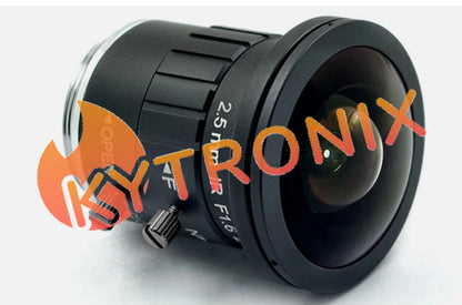 Camera Fisheye Lens 8Mega Pixels Focal Length 2.5MM F1.6 CS Mount