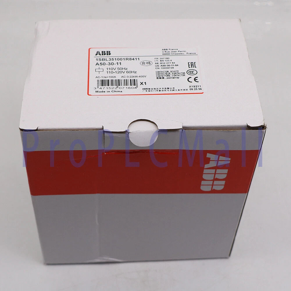 ABB A50-30-11 A50 Contactor A50-30-11-84 1SBL351001R8411, 1PC