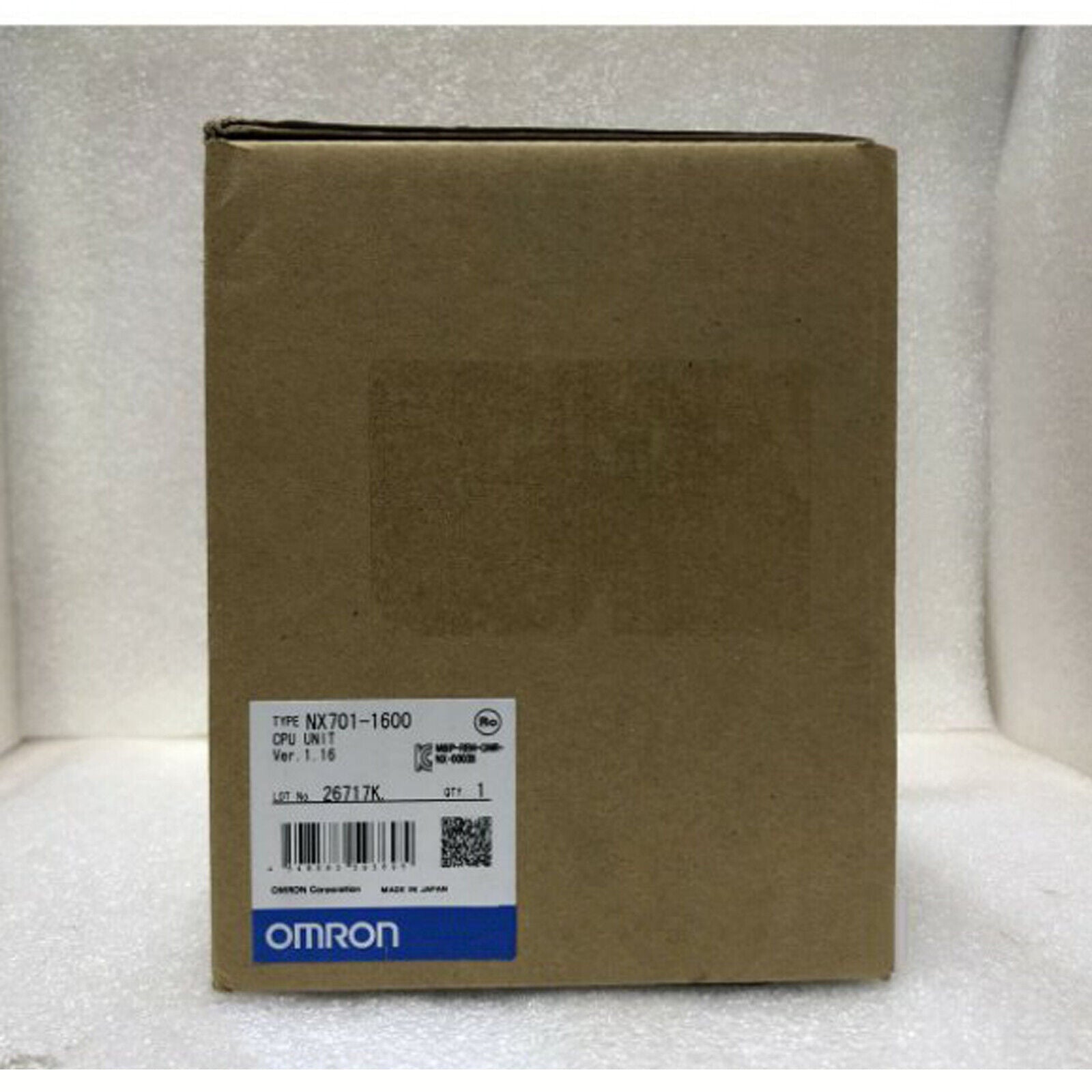 OMRON NX701-1600 Controller System Unit - Fast Ship - Efficient industrial control system with advanced features. - OMRON