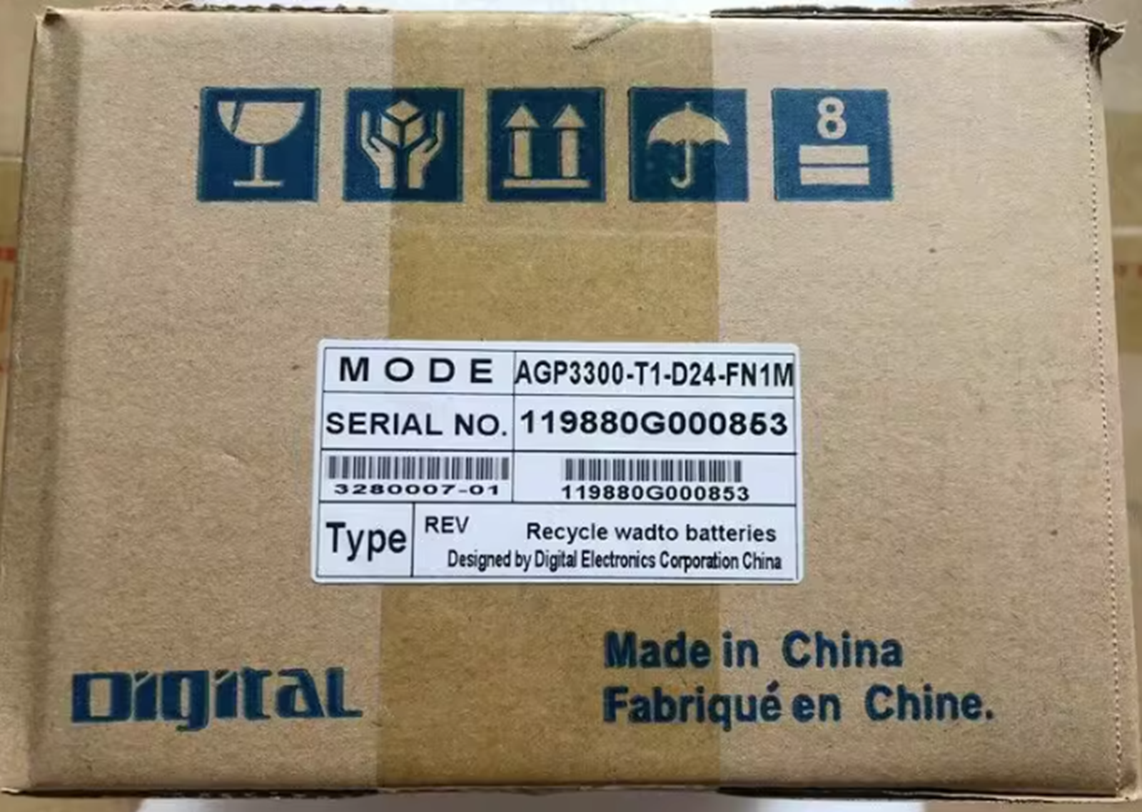 PROFACE AGP3300-T1-D24-FN1M HMI Touch Screen Panel - PROFACE