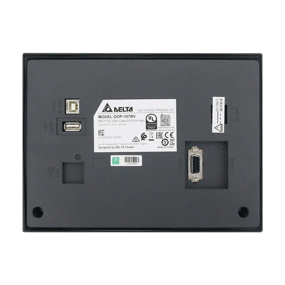 Delta DOP-107BV NEW IN BOX DOP107BV Fast Model: DOP-107BV, Size: 1PCS, Power: 12V, Current: 0.5A, Power Dissipation: 0.6W, Dimensions: 4.5x3.5x2.5cm, Weight: 150g, Brand: Delta - DELTA