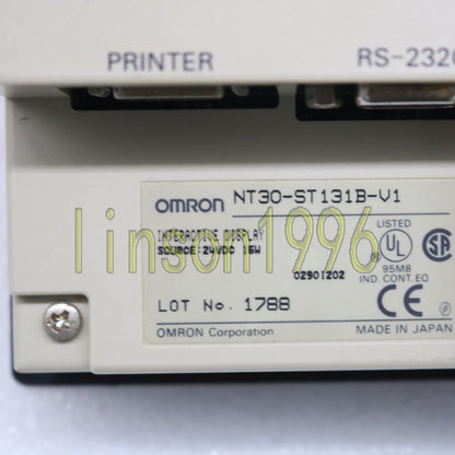 Omron NT30-ST131B-V1 Display Screen Panel Tested - OMRON