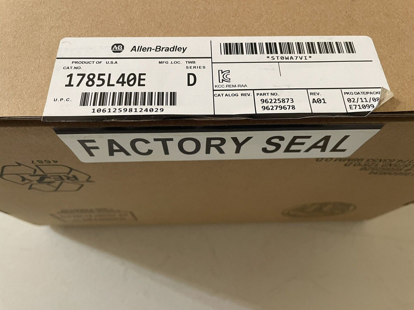 New Allen Bradley 1785-L40E PLC-5/40E EtherNet/IP Controller - KOEED