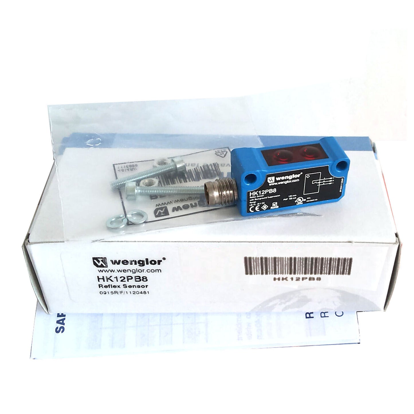 Wenglor Sensor HK12PB8 - High-Precision Industrial Grade Sensor with 12V DC Input and ±2% Accuracy - WENGLOR