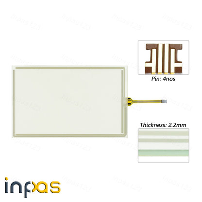 new For 2711P-T9W21D8S Touch Screen Panel + Protective film 4-wire Panelview plus 7