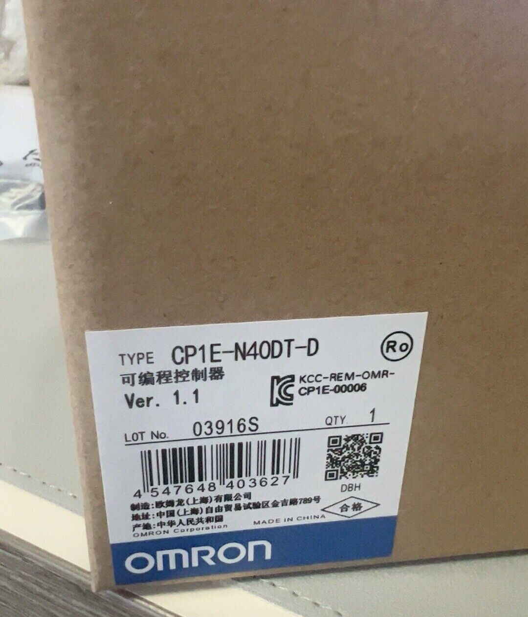 new 1PC Omron CP1E-N40DT-D PLC Module PLC Controller - OMRON