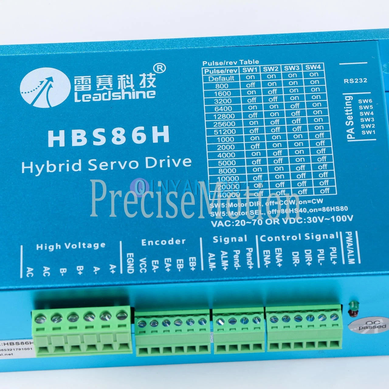 1PC HBS86H Closed Loop Hybrid Step Servo Drive