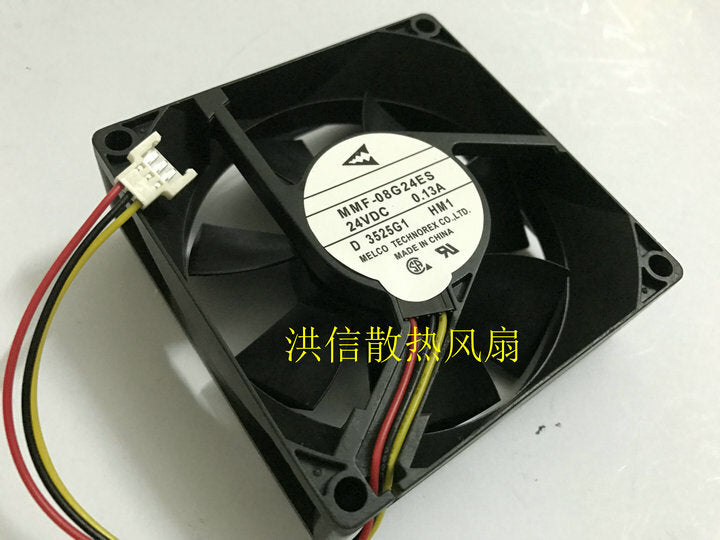 1pcs Mitsubishi MMF-08G24ES-HM1 DC24V 0.13A 8CM 8025 inverter fan 3pin