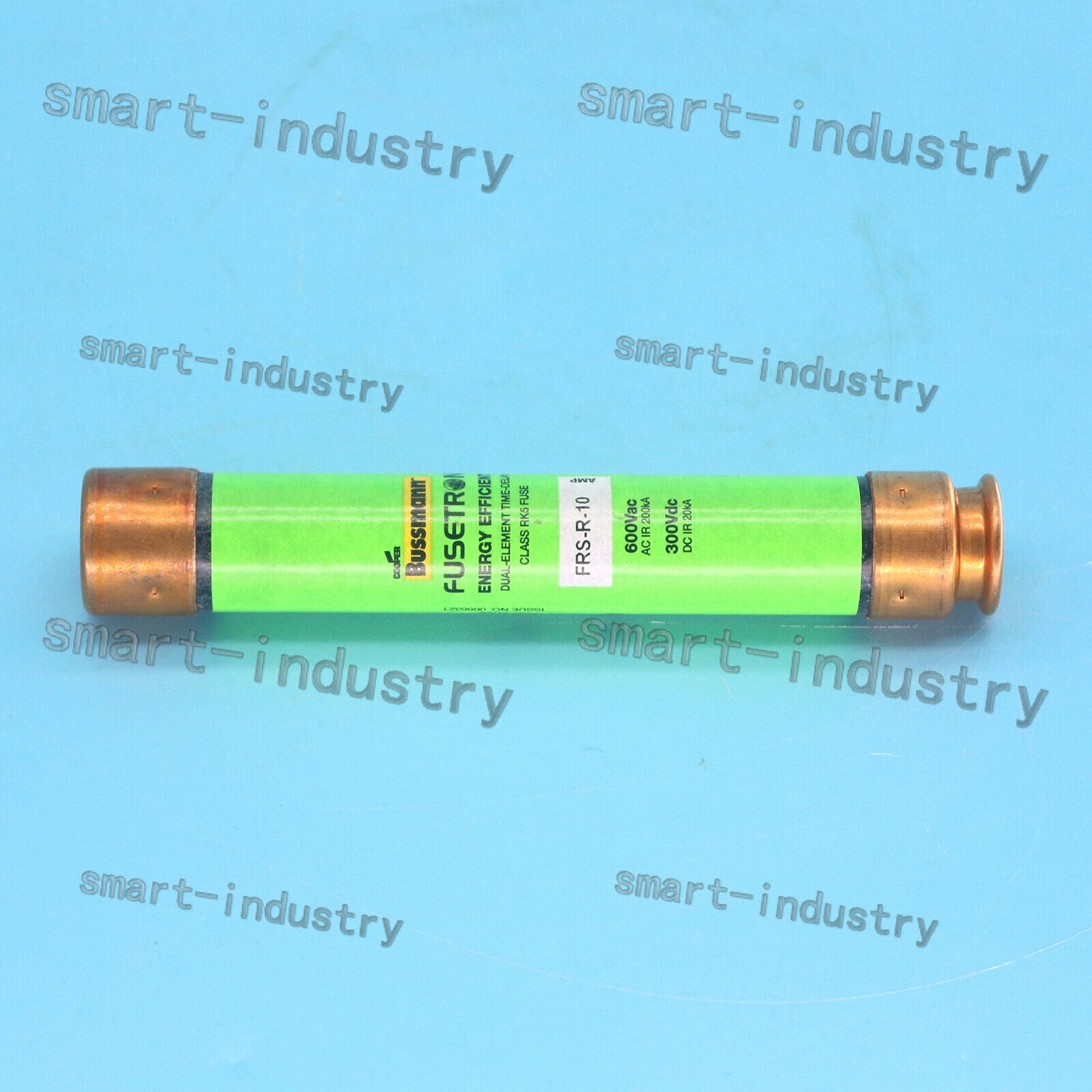 new 5PC Bussmann  FRS-R-10 Fusetron Dual Element Time-Delay Fuse 600V 10 Amp