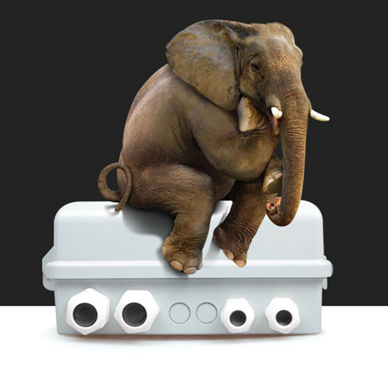 new 48-core split box SC cable fusion box full with flange IP55 - PLCNET.COM