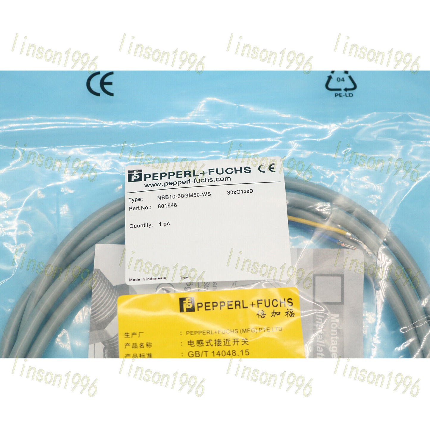 Pepperl+Fuchs NBB10-30GM50-WS Inductive Proximity Sensors - PEPPERL+FUCHS