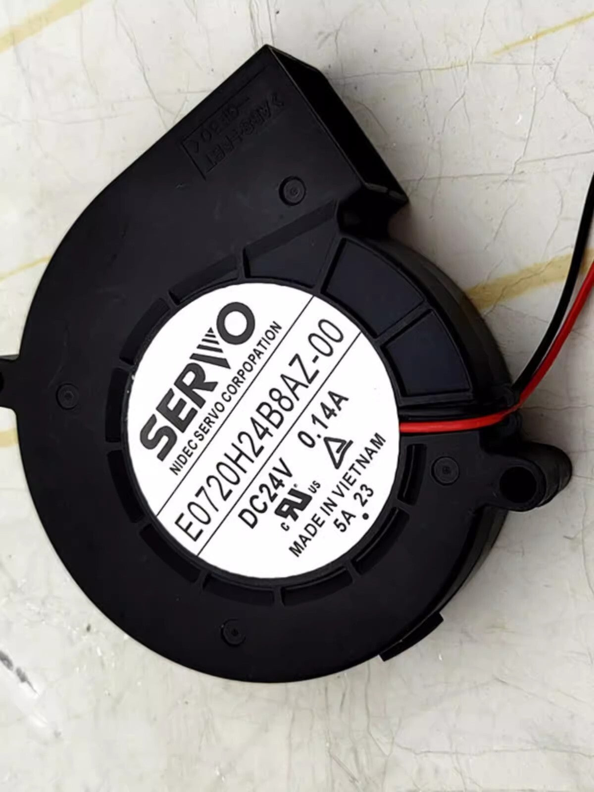 SERVO E0720H24B8AZ-00 DC24V 0.14A 7020 2-Wire Turbo Cooling Fan