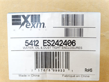 EXM 5412 ES242406 ENCLOSURE - EXM 5412 ES242406 ENCLOSURE Enclosure, [Product Description] - EXM