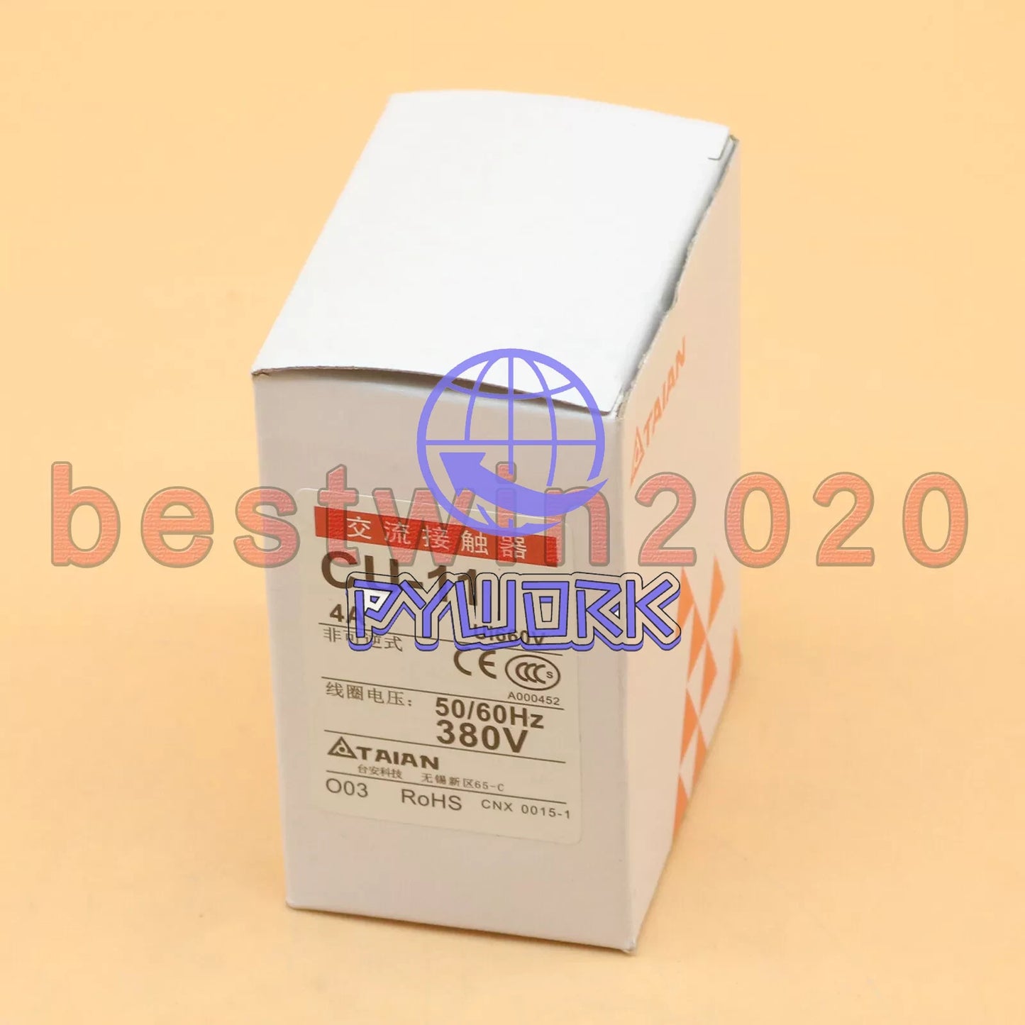 1PCS TECO CU-11 380V AC Contactor 4A