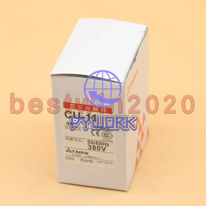 1PCS TECO CU-11 380V AC Contactor 4A