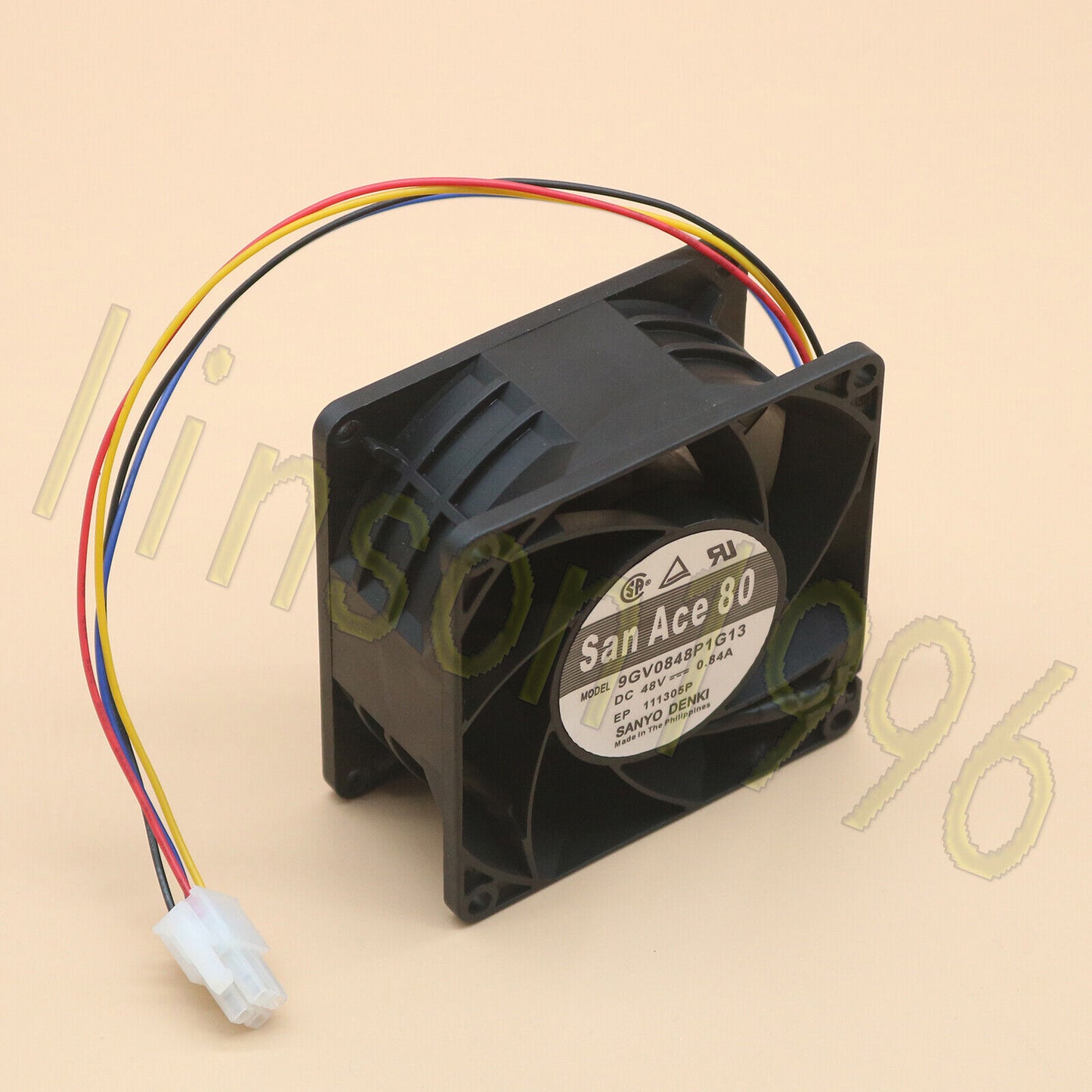 Sanyo 9GV0848P1G13 48V 0.84A Cooling Fan - SANYO