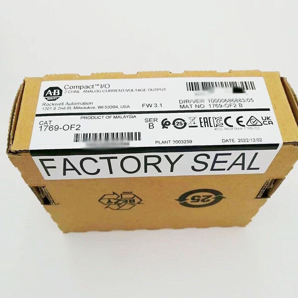 Allen Bradley Compact Output Module Factory Sealed 1769-OF2 SER B - ALLEN BRADLEY