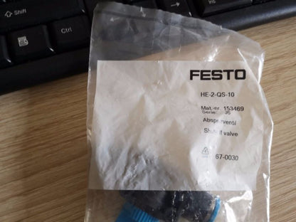 Festo HE-2-QS-10 1PC Valve HE2QS10 *TT - FESTO