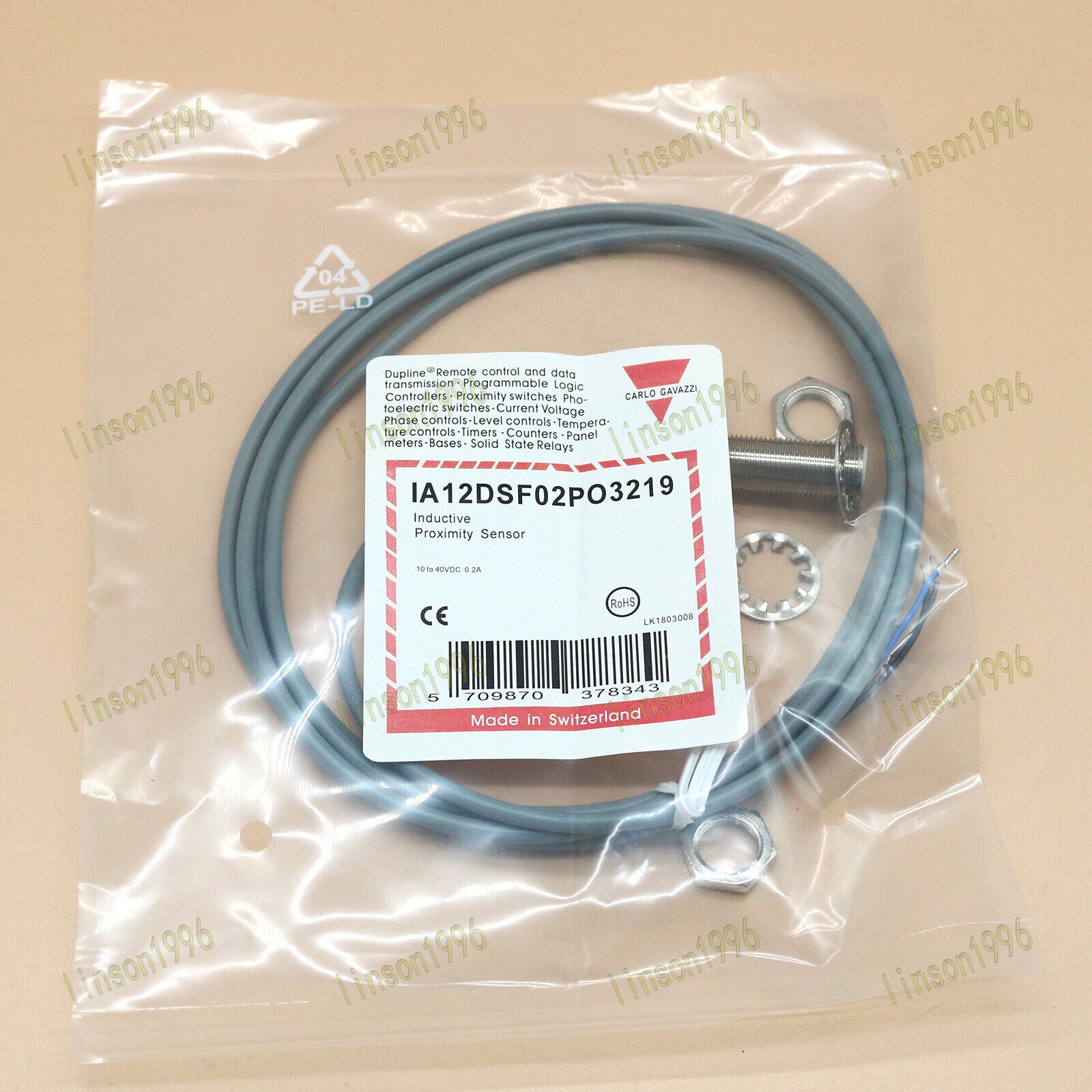 Carlo Gavazzi Proximity Switch IA12DSF Fast Delivery - CARLO GAVAZZI