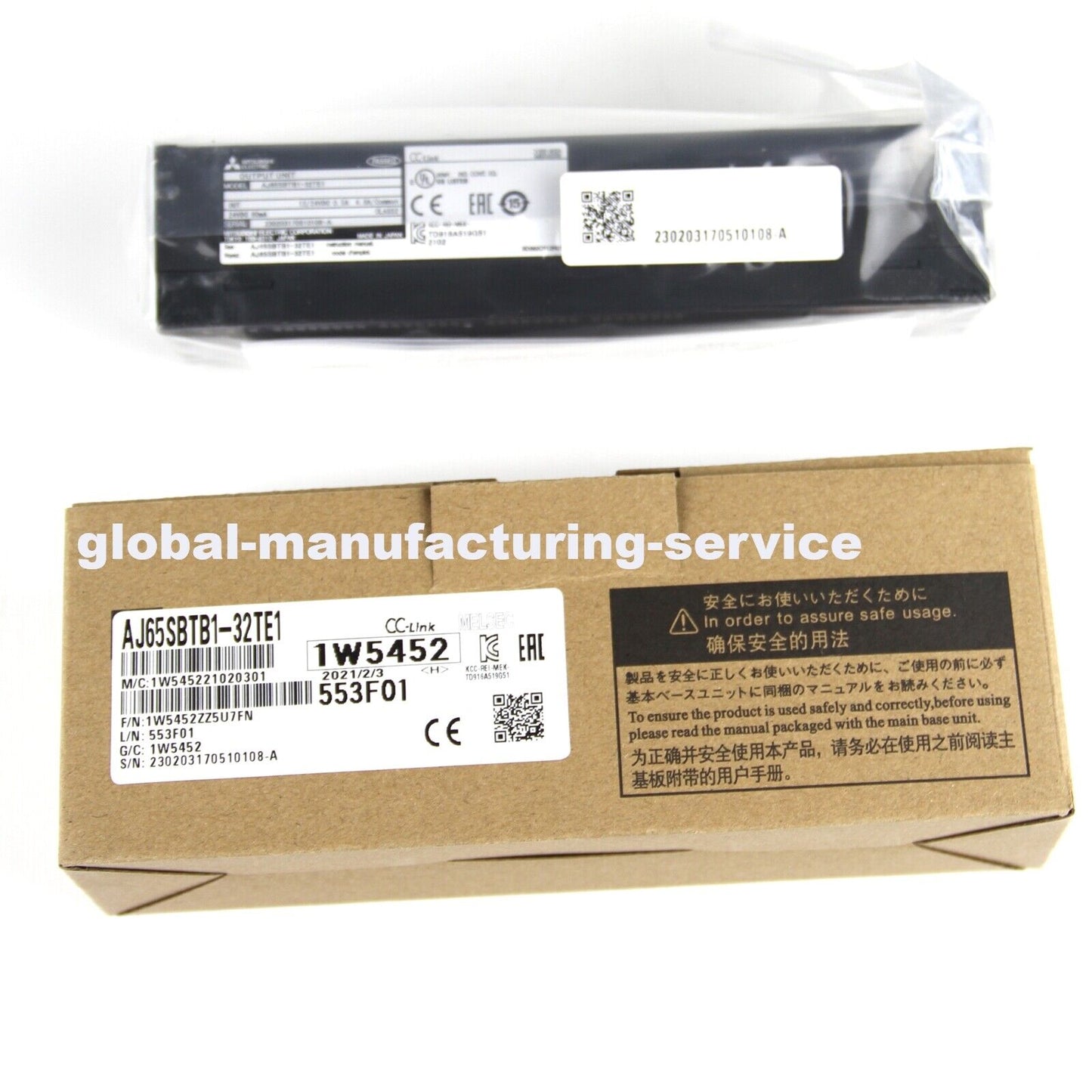 Mitsubishi programmable logic AJ65SBTB1-32TE1 CC-LINK I/O32 LOW TR SOURCE OUTSCR - MITSUBISHI