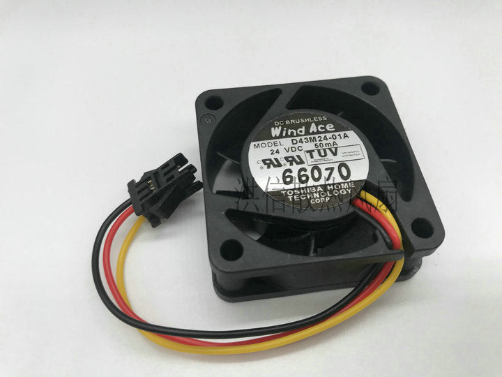 For Anchuan inverter G7/F7 A D43M24-01A 24V 50mA 3-wire cooling fan