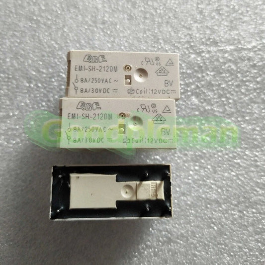 1pc GOODSKY EMI-SH-212DM Power Relay 12VDC 6Pin 8A 250VAC