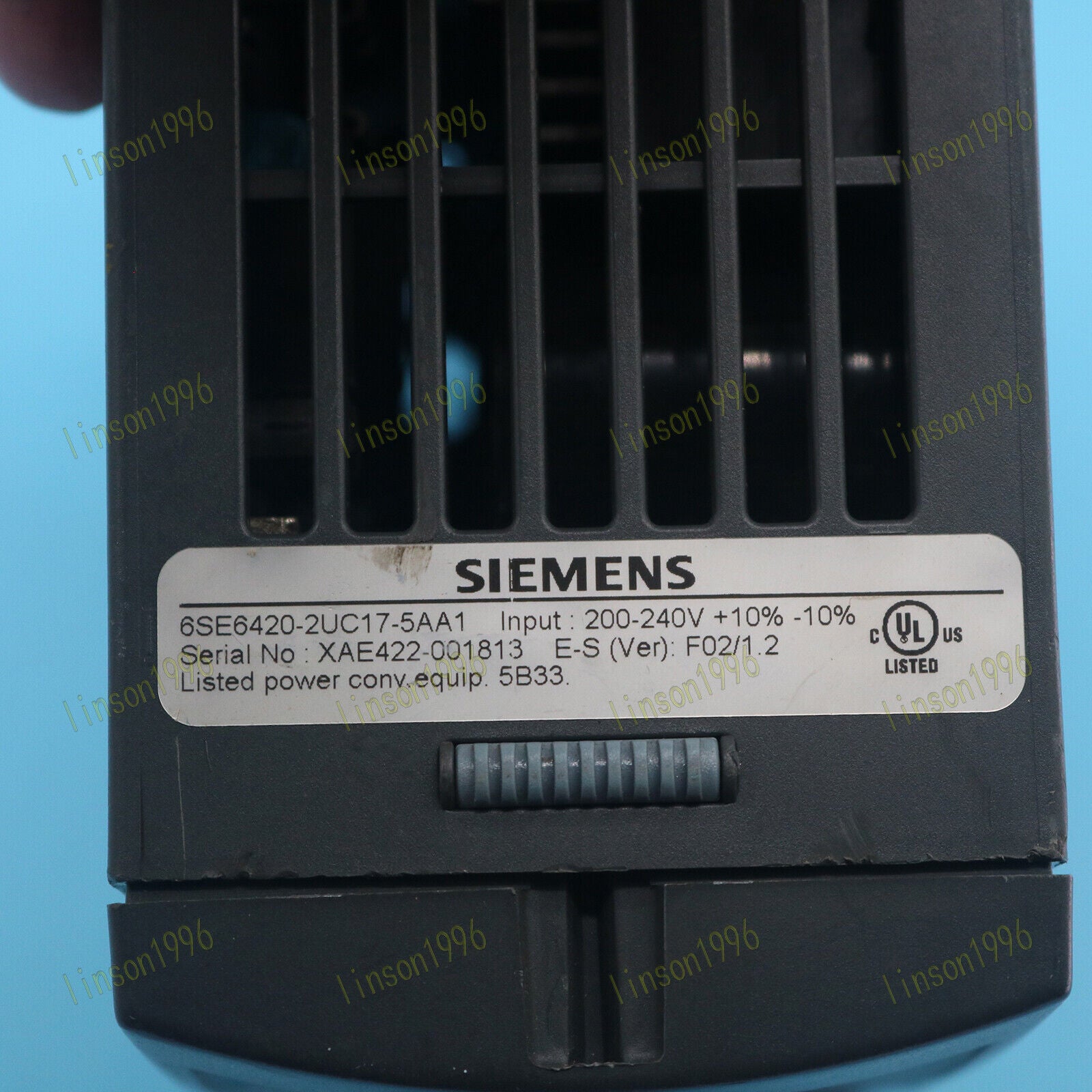used 1PC  6SE6420-2UC17-5AA1 Siemens 220V 0.75KW Tested FAST SHIP