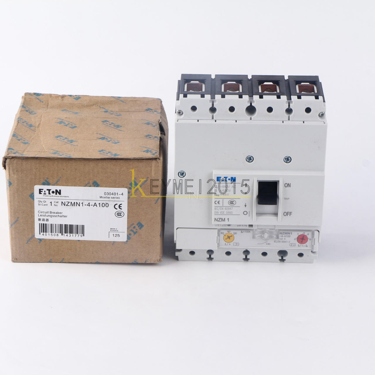 new 1PCS Eaton Circuit breaker NZMN1-4-A100 Eaton