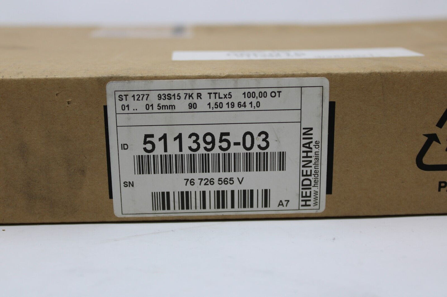 new Heidenhain 511395-03 Right Angle Digital Probe - HEIDENHAIN