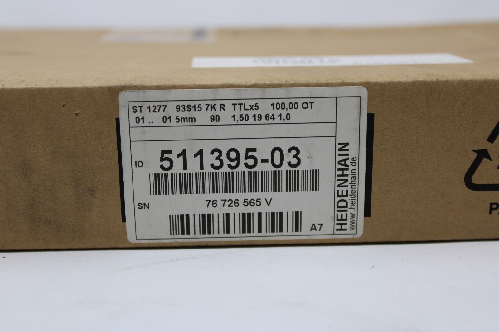 new Heidenhain 511395-03 Right Angle Digital Probe - HEIDENHAIN