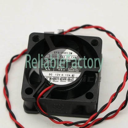 1 PCS DWPH Fan EFS-04D12M DC12V 0.12A 4020 4CM 2 wire cooling fan