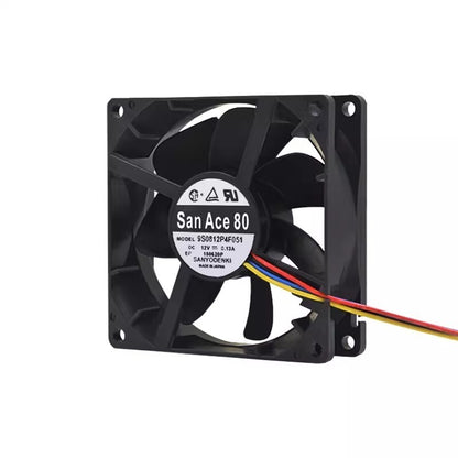 Sanyo 9S0812P4F051 8025 DC12V 0.13A 8CM 4-Wire PWM Silent Cooling Fan