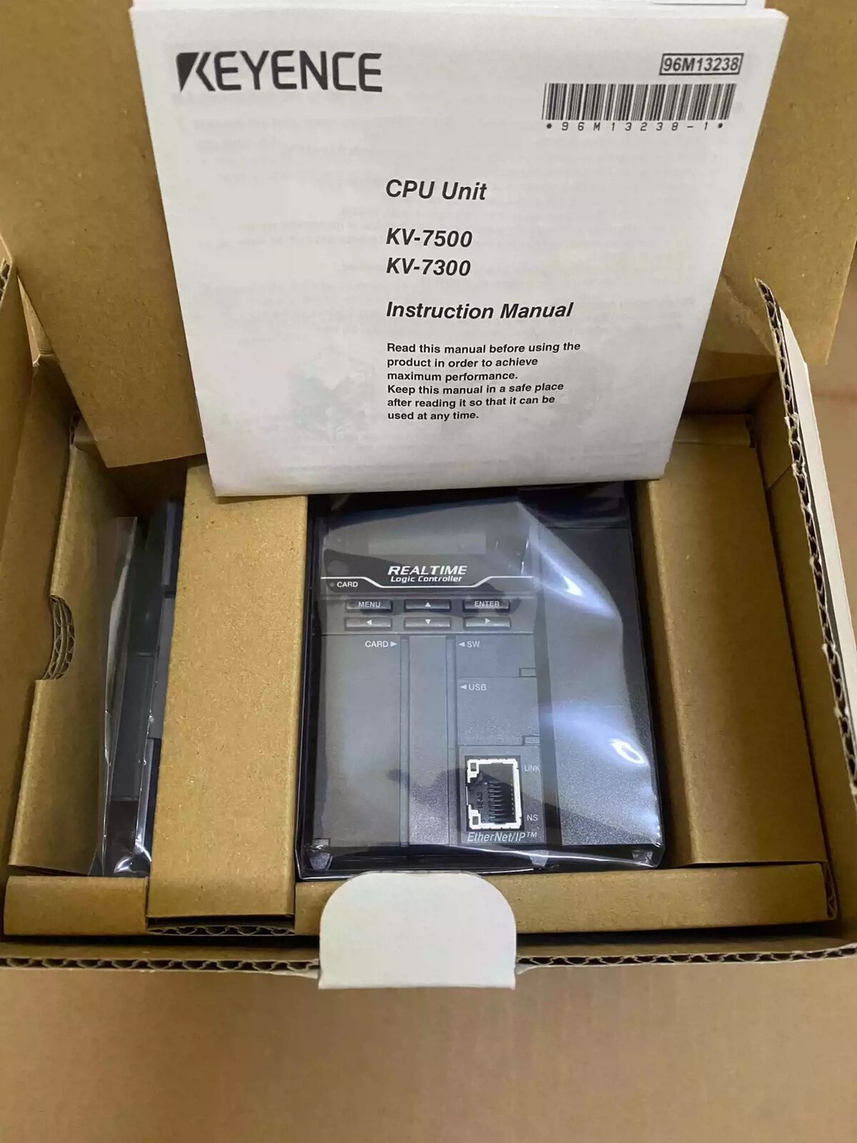 Keyence KV-7500 PLC CPU Unit With Box - KEYENCE