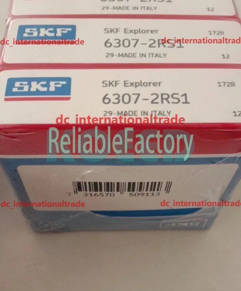 SKF 6307-2RS1 single row deep groove ball bearing 1PCS #DC