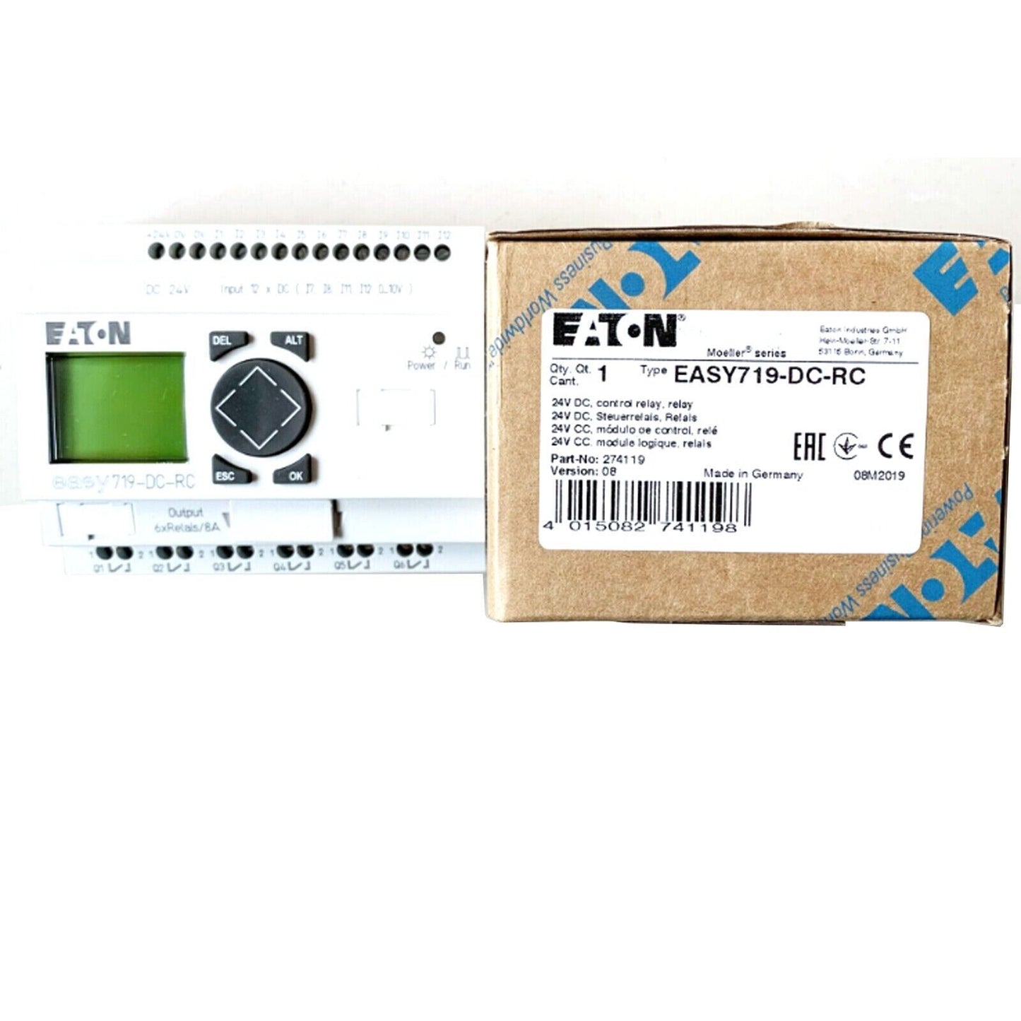 new EATON EASY719-DC-RC PLC Unit EASY719DCRC ping - EATON