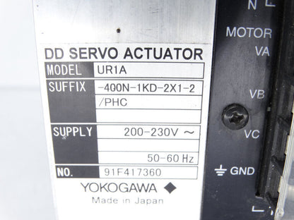 YOKOGAWA UR1A-400N-1KD-2X1 SERVO DRIVE - YOKOGAWA