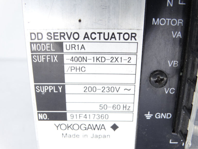 YOKOGAWA UR1A-400N-1KD-2X1-2/PHC SERVO DRIVE YOKOGAWA