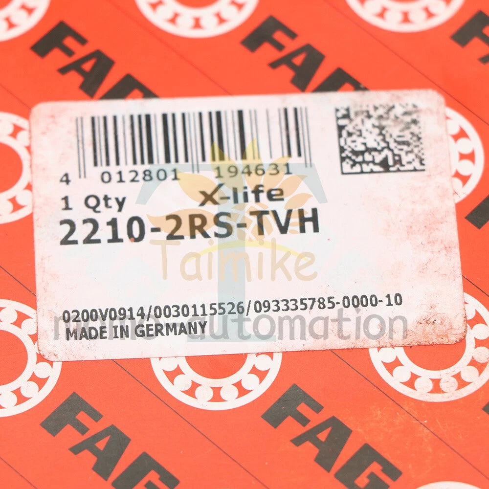 FAG 2210-2RS-TVH Self-aligning Ball Bearings Double Row 50x90x23mm 1PCS