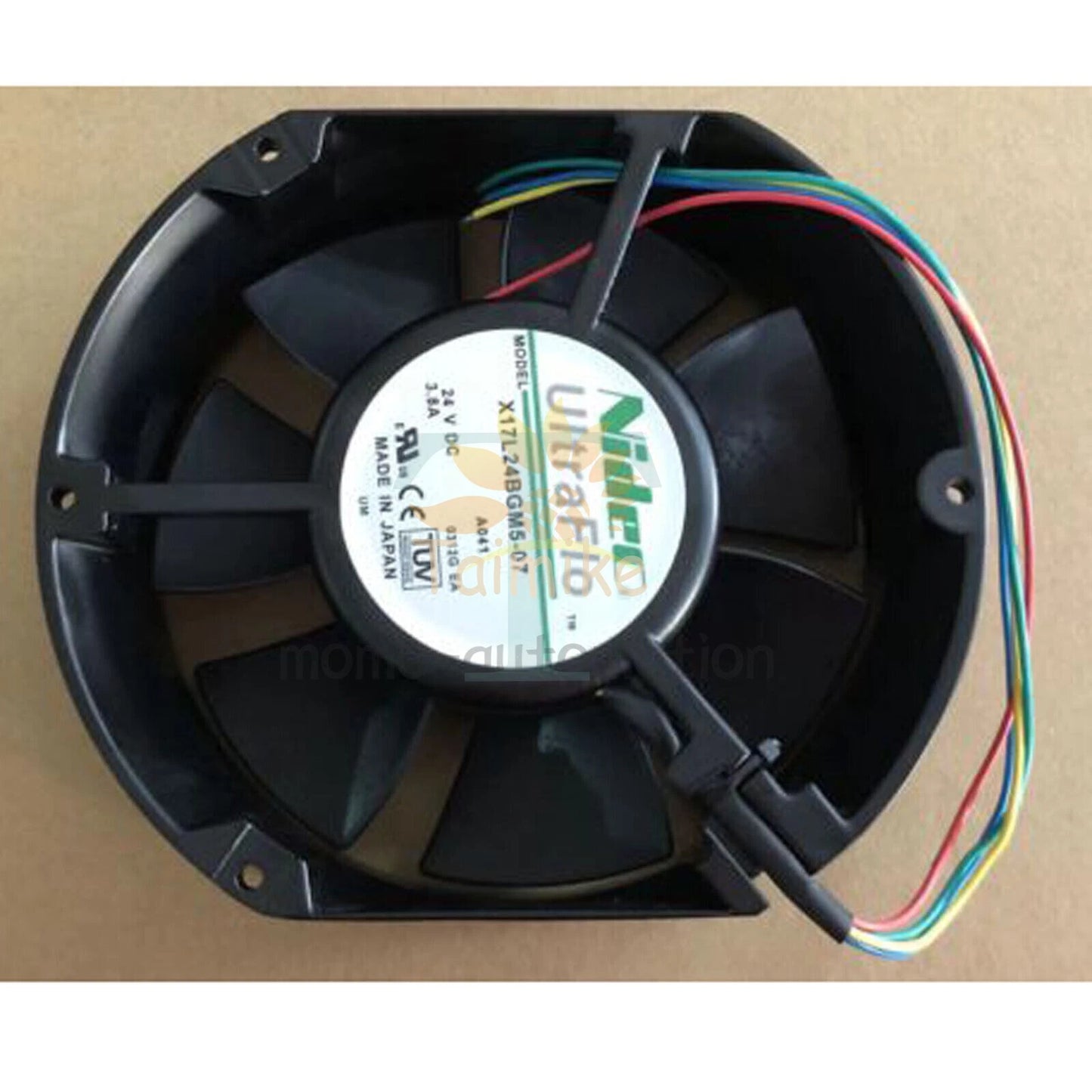 NIDEC X17L24BGM5-07 24VDC 2.2A 172*150*51MM 4pin equipment fan